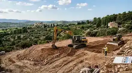 Terrassement chantier